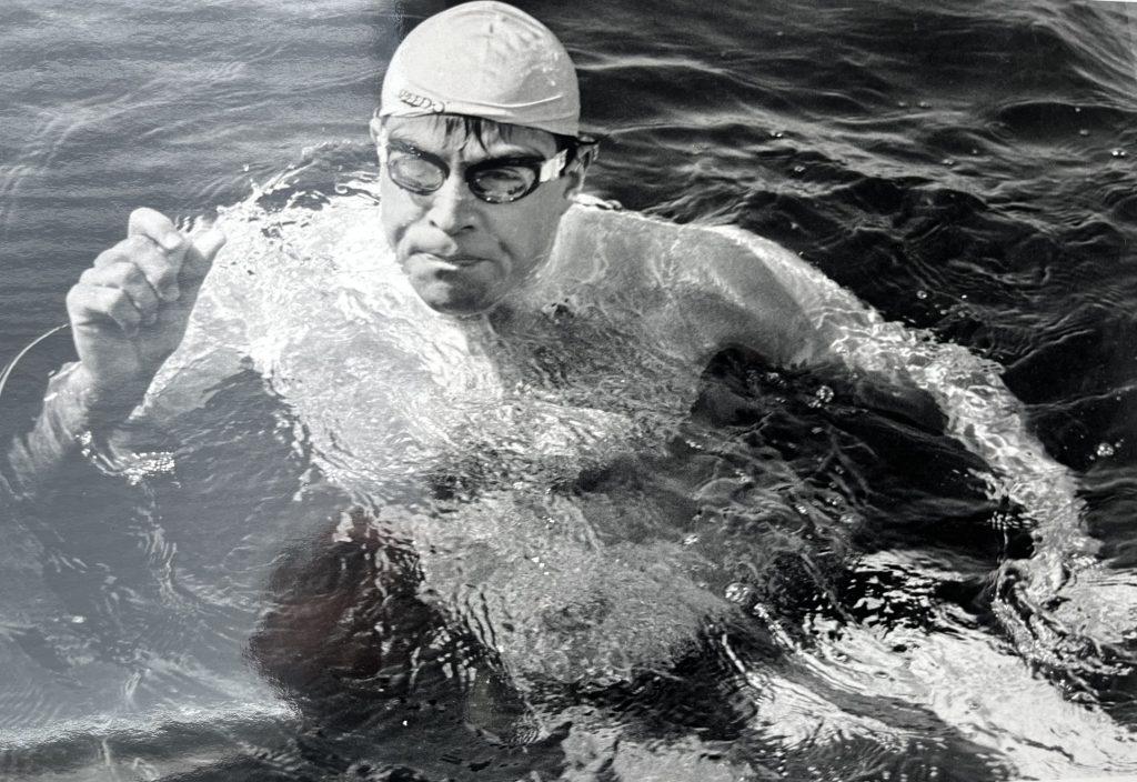 Derek Yach kept swimming while receiving treatment for cancer