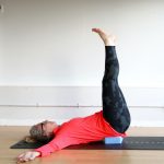 Legs up yoga pose