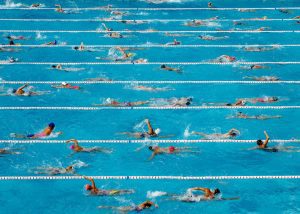 lane swimming