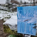 Cover image of From Fire to Ice against a backdrop of snow and a river