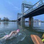 Triple Crown oldest swimmer