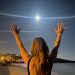 Full moon swimming