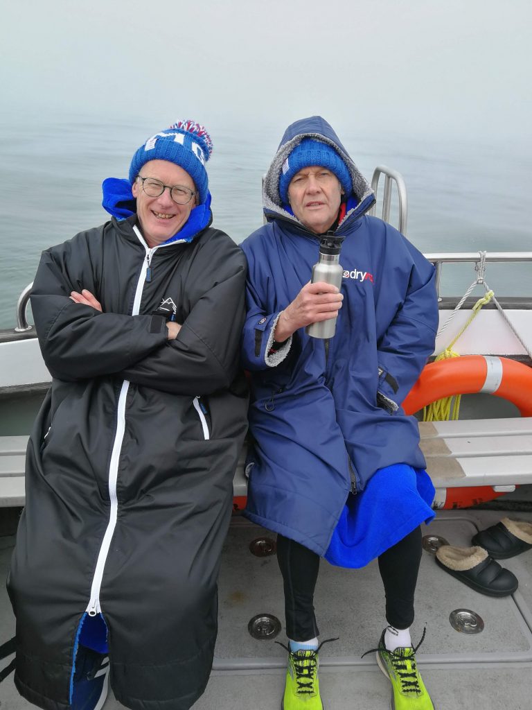 English Channel relay swim