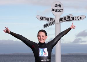 Full length of Britain swim