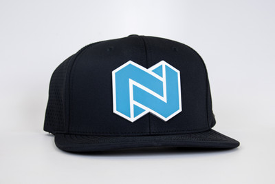 Nootropics Depot Reinforced Adjustable Snapback Hat | Branded Bills High-Performance | Waterproof | Black Or Blue