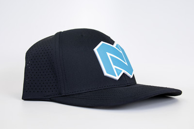 Nootropics Depot Reinforced Adjustable Snapback Hat | Branded Bills High-Performance | Waterproof | Black Or Blue