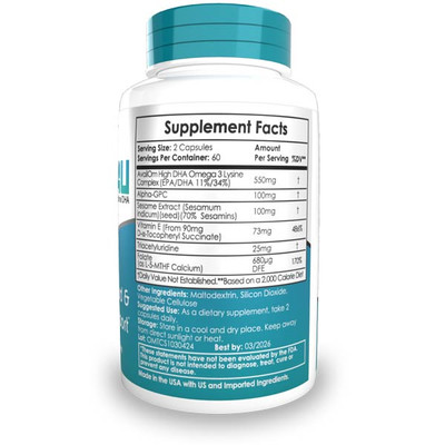 OmegaTAU Capsules | Enhanced Uridine + DHA