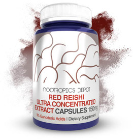 Red Reishi Mushroom Capsules | 9% Ganoderic Acids