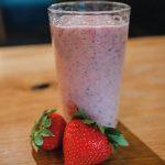 Berry and banana smoothie