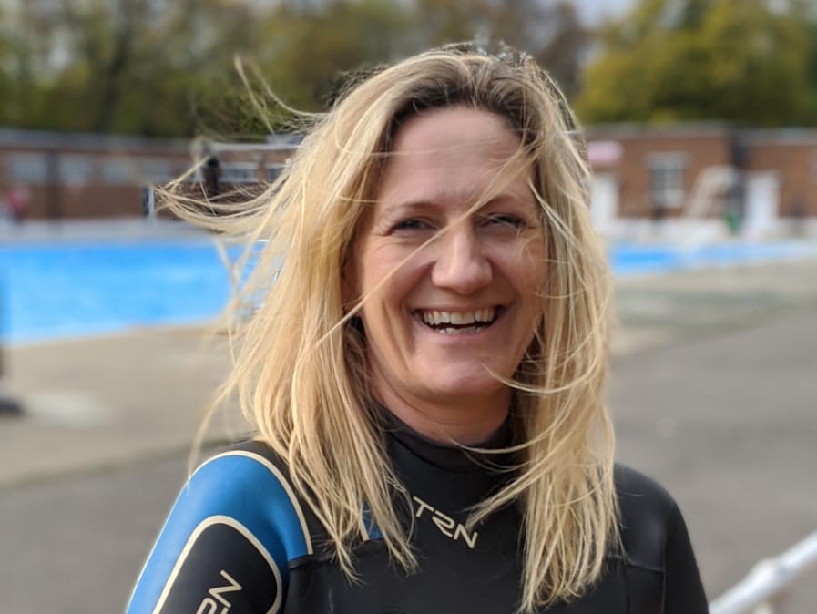 Yvonne Turner at a lido