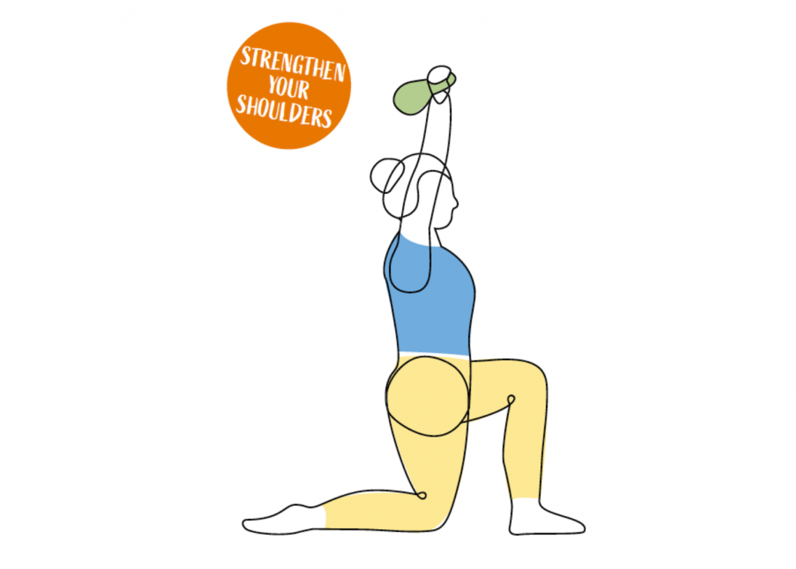 kettlebell press