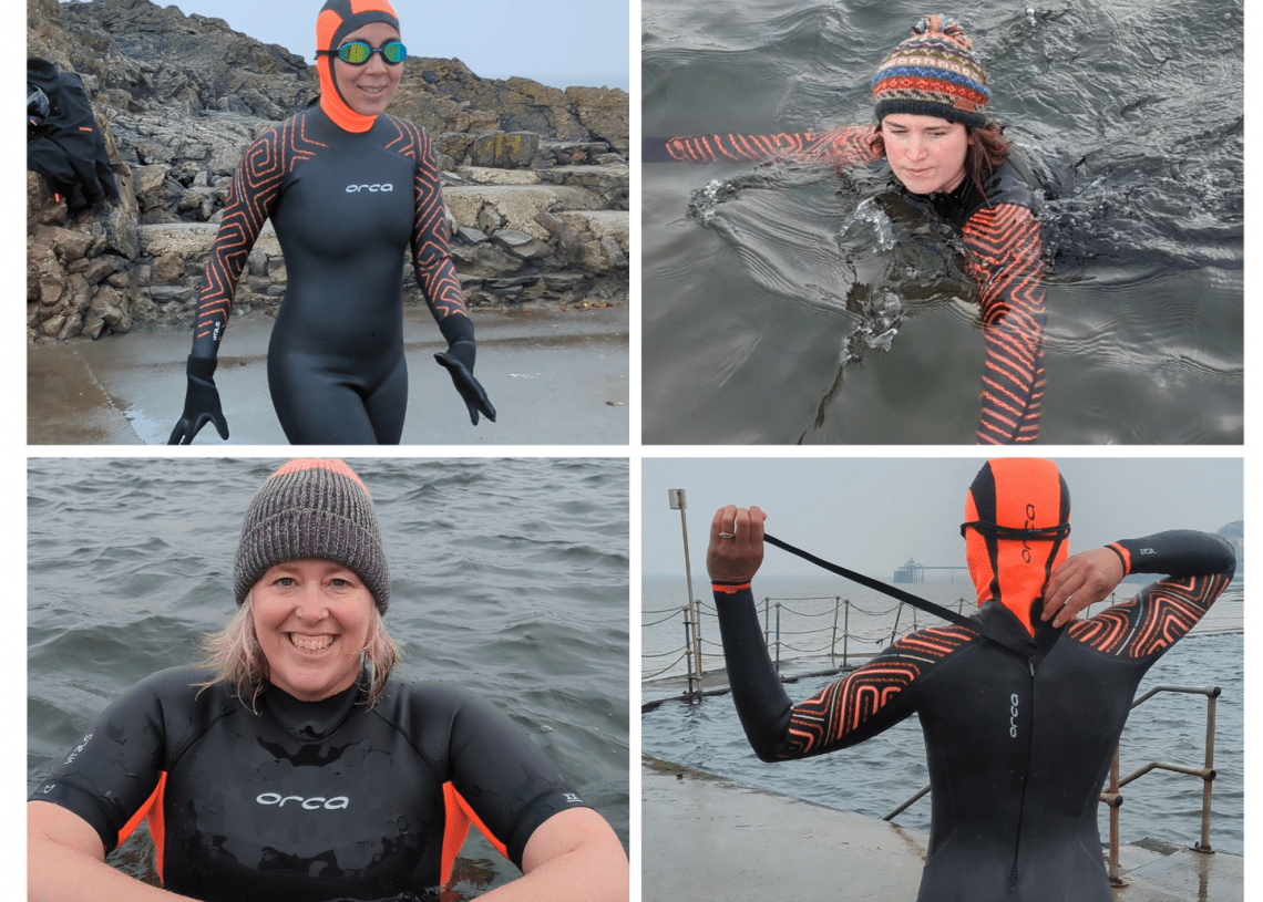 Orca swimming wetuits