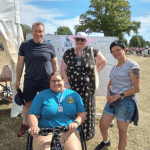Community of disabled swimmers