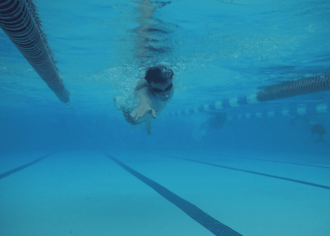 Winter swimming training