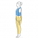 Standing heel lifts