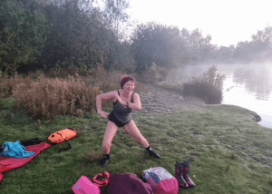 How to warm up after a cold swim